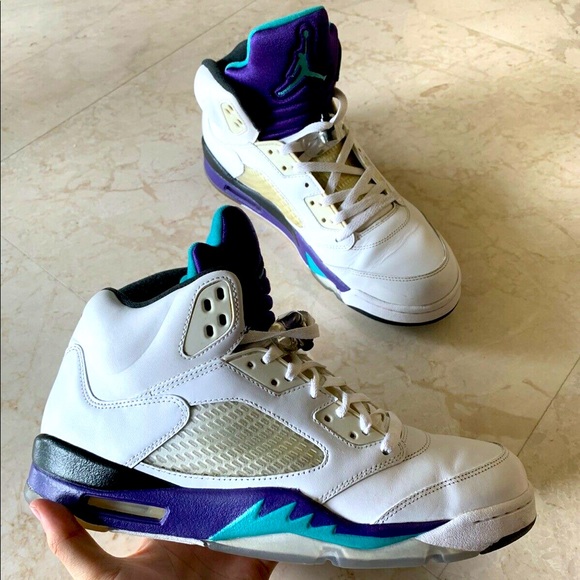Air Jordan Retro 5 | Grape | 10.5 - Picture 2 of 2